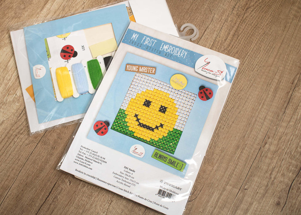 Cross Stitch Kit Luca-S - X01 Smile Cross Stitch Kits - HobbyJobby