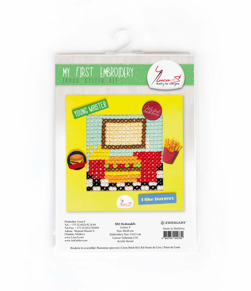 Cross Stitch Kit Luca-S - X02 Mcdonald’s Cross Stitch Kits - HobbyJobby