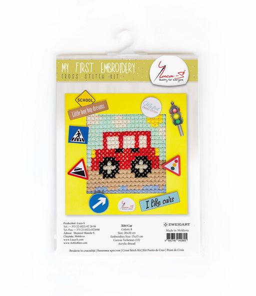 Cross Stitch Kit Luca-S - X04 Car Cross Stitch Kits - HobbyJobby