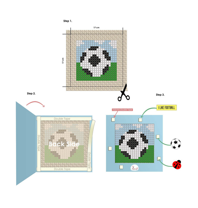 Cross Stitch Kit Luca-S - X08 Ball Cross Stitch Kits - HobbyJobby