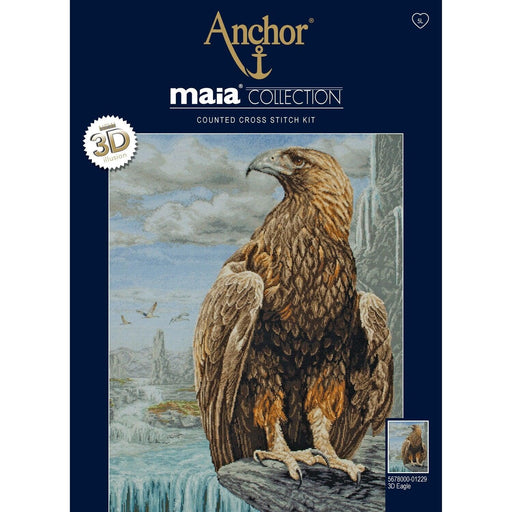 Cross Stitch Kit Maia - 3D Eagle Cross Stitch Kits - HobbyJobby