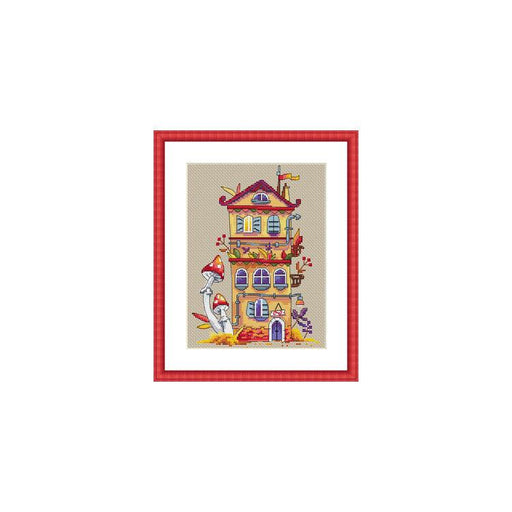 Cross Stitch Kit Merejka - Autumn House Cross Stitch Kits - HobbyJobby