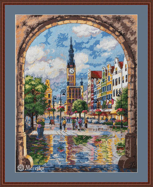 Cross Stitch Kit Merejka - Gdansk, K-173 Cross Stitch Kits - HobbyJobby