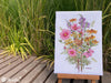 Cross Stitch Kit Merejka - September Flowers and Wren, K-197 Cross Stitch Kits - HobbyJobby