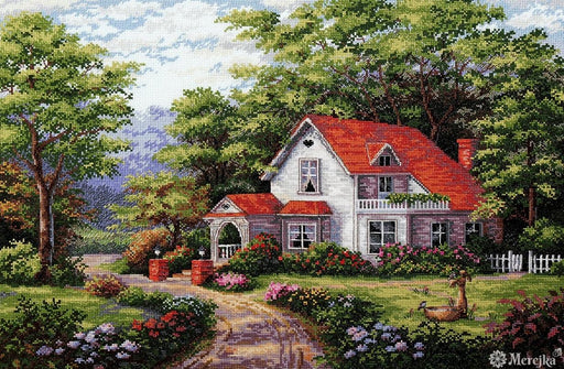 Cross Stitch Kit Merejka - Sterling Estate, K-170 Cross Stitch Kits - HobbyJobby