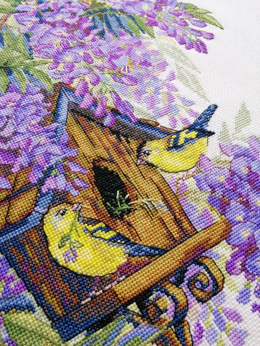 Cross Stitch Kit Merejka - Wisteria, K-137 Cross Stitch Kits - HobbyJobby