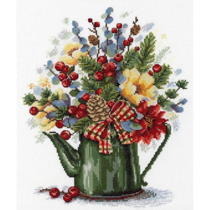 Cross Stitch Kit MP Studia - EXQUISITE BOUQUET, NV-825 MP Studia Cross Stitch Kits - HobbyJobby