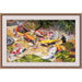 Cross Stitch Kit Oven - Nine Koi Carps Oven Cross Stitch Kits - HobbyJobby