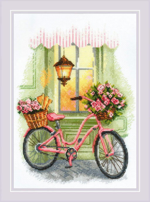 Cross Stitch Kit Riolis - A Floral Trip, R2089 Cross Stitch Kits - HobbyJobby