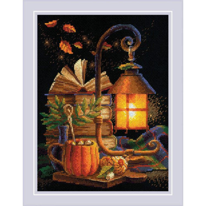 Cross stitch kit Riolis - Cozy Autumn Cross Stitch Kits - HobbyJobby