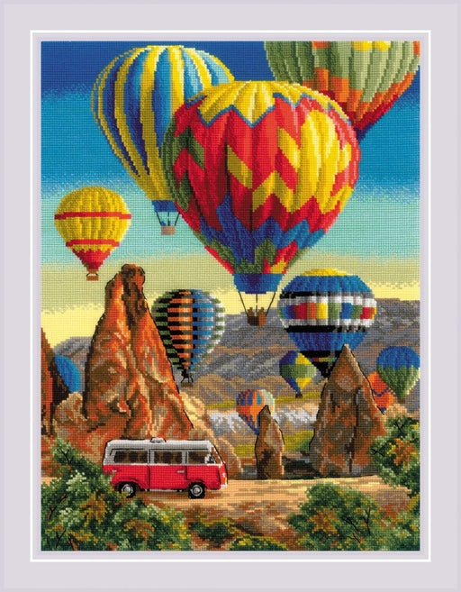 Cross Stitch Kit Riolis - Festival in Cappadocia, R2021 Cross Stitch Kits - HobbyJobby