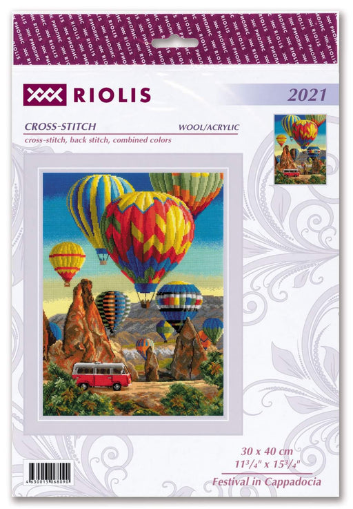 Cross Stitch Kit Riolis - Festival in Cappadocia, R2021 Cross Stitch Kits - HobbyJobby