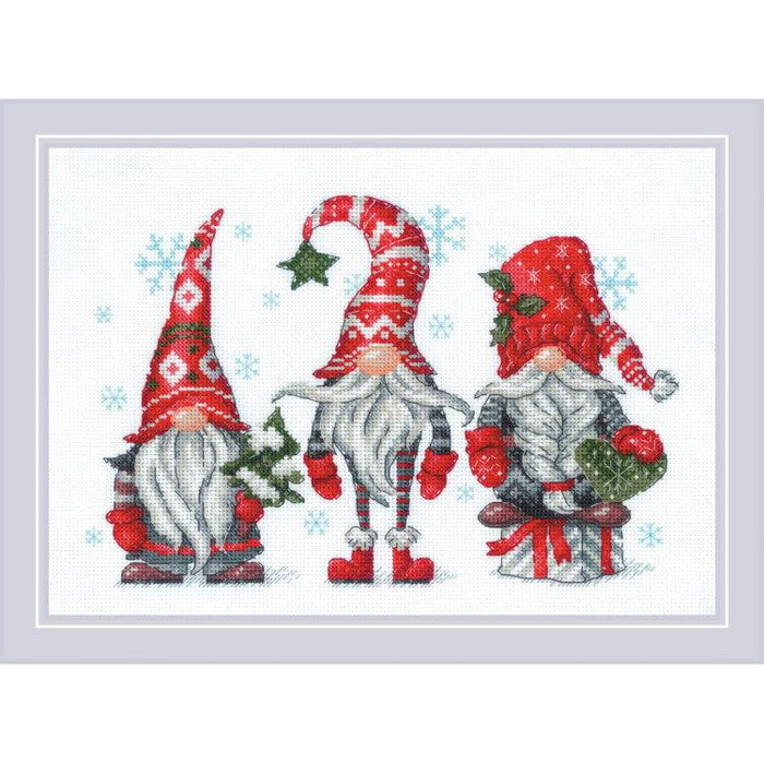 Cross Stitch Kit Riolis - "Gnomes" Cross Stitch Kits - HobbyJobby