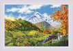 Cross Stitch Kit Riolis - Mountain Village, R2072 Cross Stitch Kits - HobbyJobby