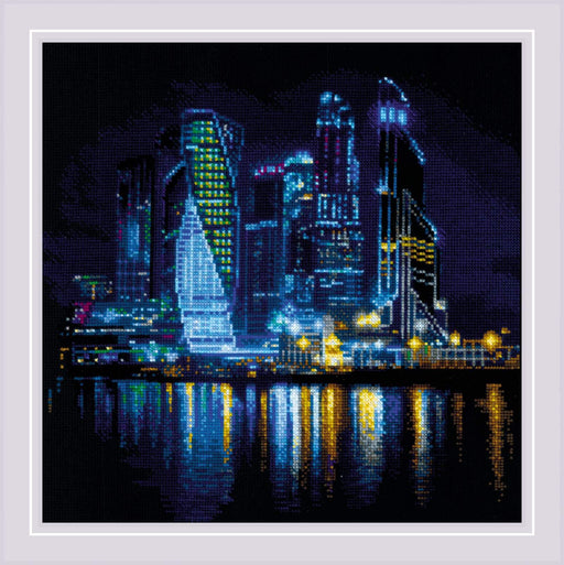 Cross Stitch Kit Riolis - Night City, R2075 Cross Stitch Kits - HobbyJobby