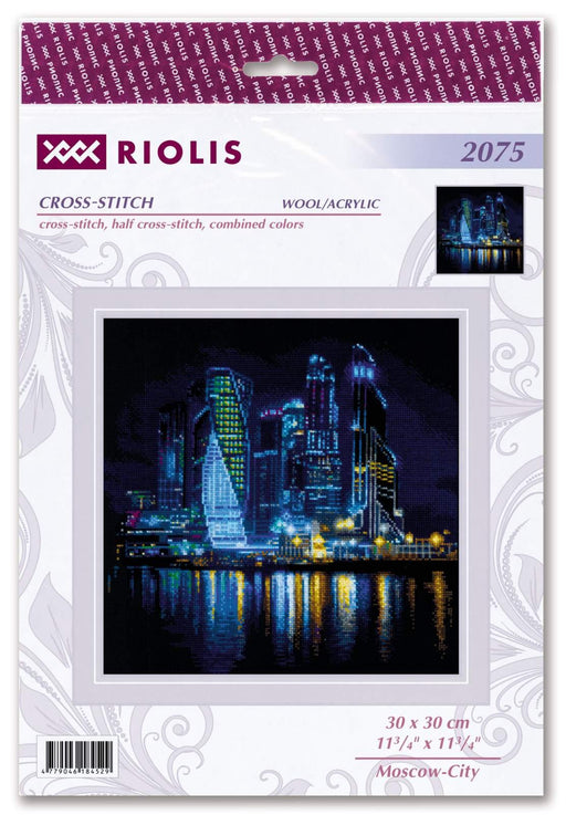 Cross Stitch Kit Riolis - Night City, R2075 Cross Stitch Kits - HobbyJobby