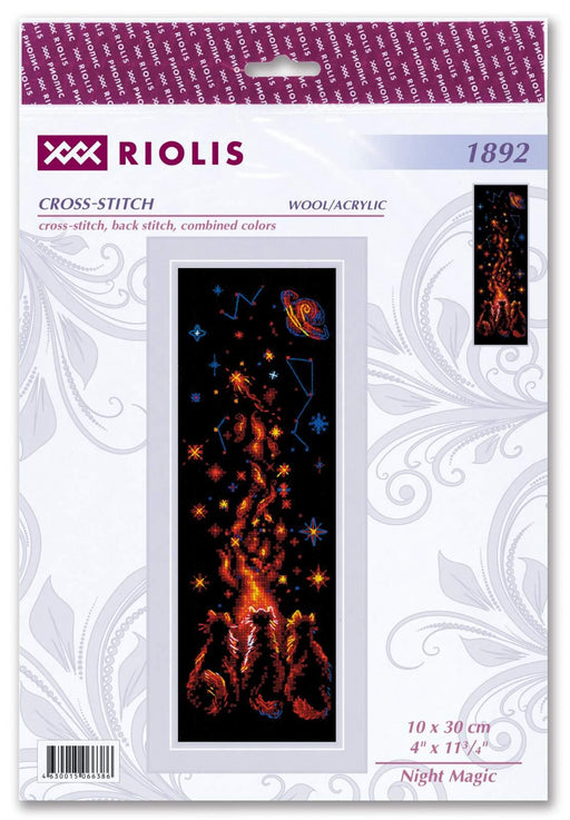 Cross Stitch Kit Riolis - Night Magic, R1892 Cross Stitch Kits - HobbyJobby