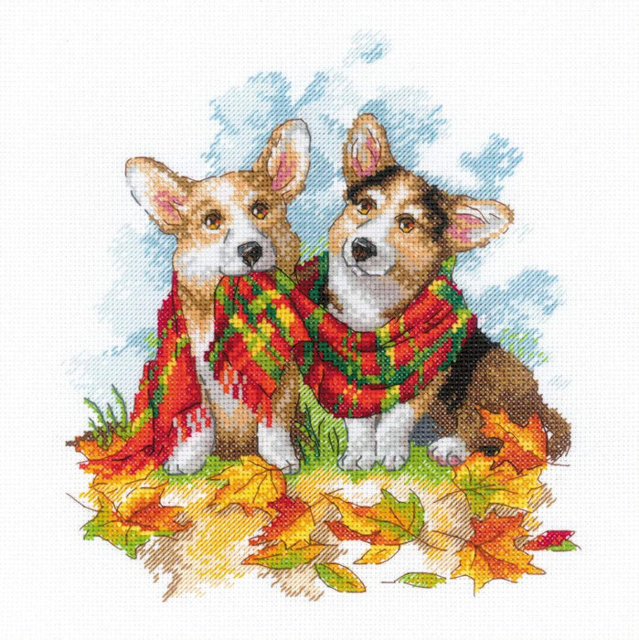 Cross Stitch Kit Riolis - Ready for Autumn, R2002 Cross Stitch Kits - HobbyJobby