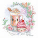 Cross Stitch Kit Riolis - Sweethearts' Coffee, 0092PT Cross Stitch Kits - HobbyJobby