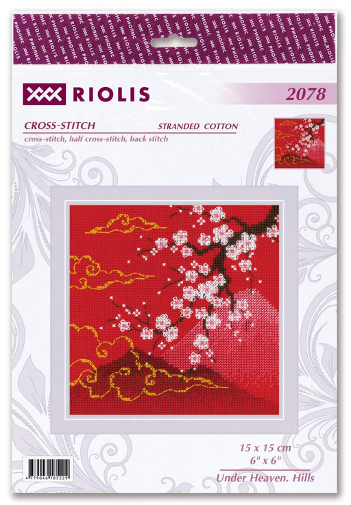 Cross Stitch Kit Riolis - Under Heaven. Hills, 2078 Cross Stitch Kits - HobbyJobby