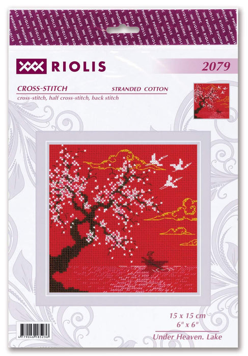 Cross Stitch Kit Riolis - Under Heaven. Lake, 2079 Cross Stitch Kits - HobbyJobby