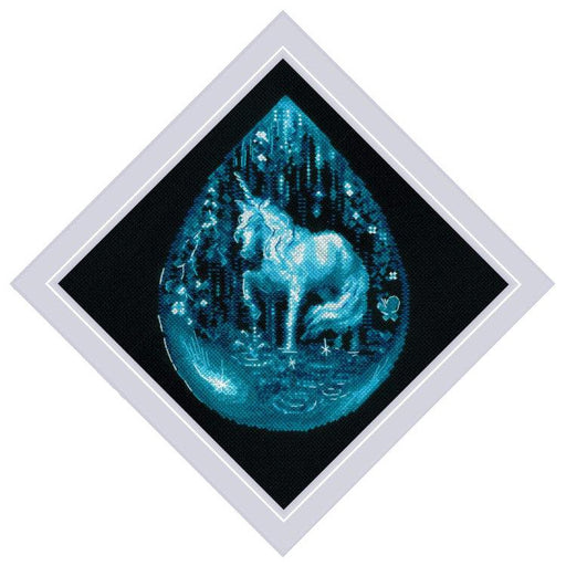 Cross Stitch Kit Riolis - "Unicorn Tear" Cross Stitch Kits - HobbyJobby