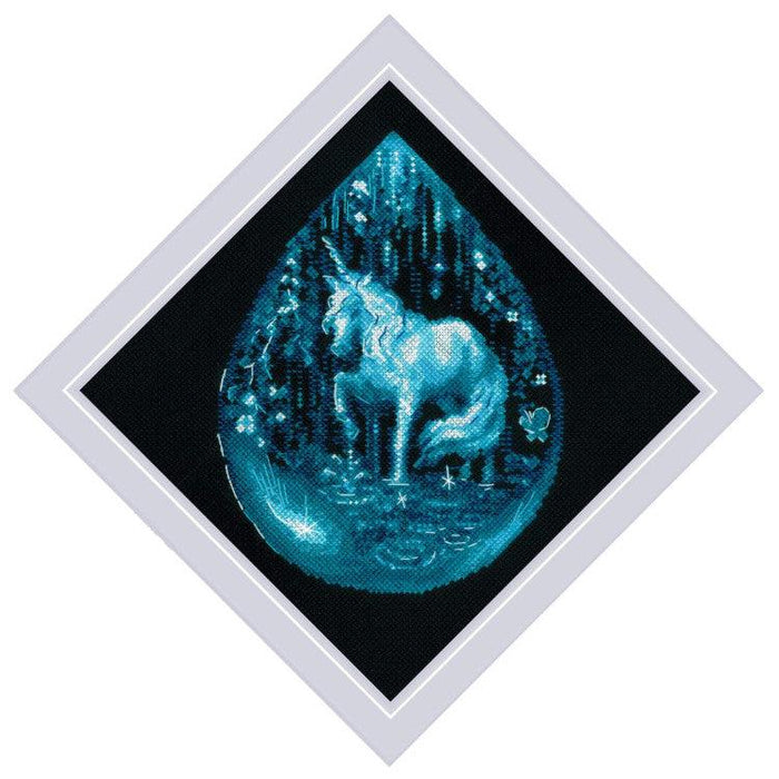 Cross Stitch Kit Riolis - "Unicorn Tear" Cross Stitch Kits - HobbyJobby