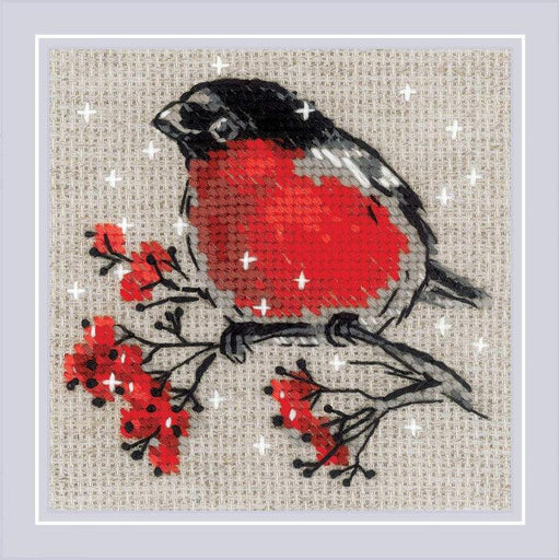 Cross stitch kit Riolis - Winter Guest Cross Stitch Kits - HobbyJobby