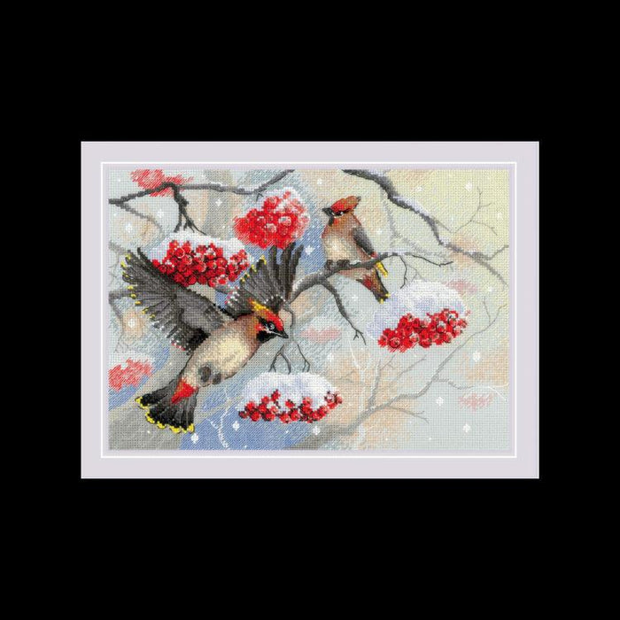 Cross Stitch Kit Riolis "Winter Whispers" Riolis Cross Stitch Kits - HobbyJobby