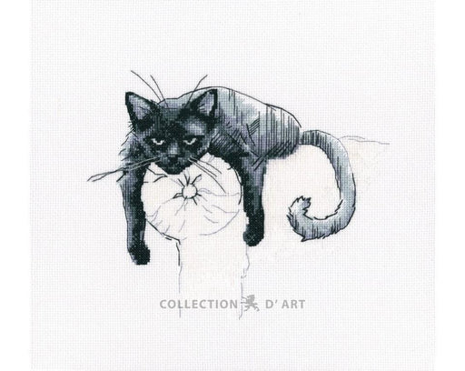 Cross Stitch Kit RTO - "Among black cats" Cross Stitch Kits - HobbyJobby