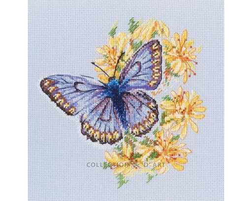 Cross Stitch Kit RTO - "Butterfly on the flower" Cross Stitch Kits - HobbyJobby