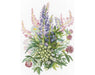 Cross Stitch Kit RTO - "Clover and lupines" Cross Stitch Kits - HobbyJobby