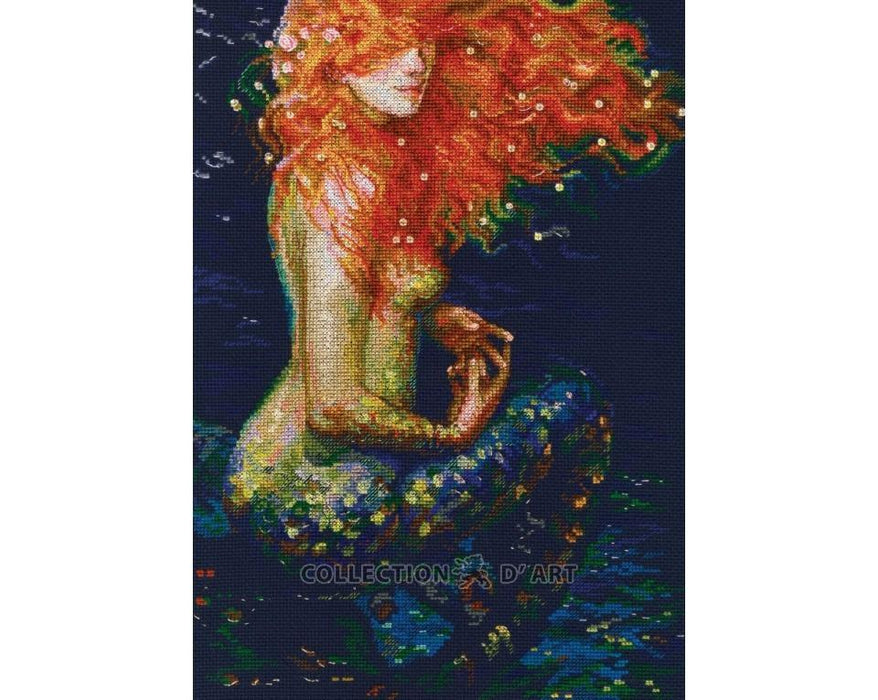 Cross Stitch Kit RTO - "Red mermaid" Cross Stitch Kits - HobbyJobby