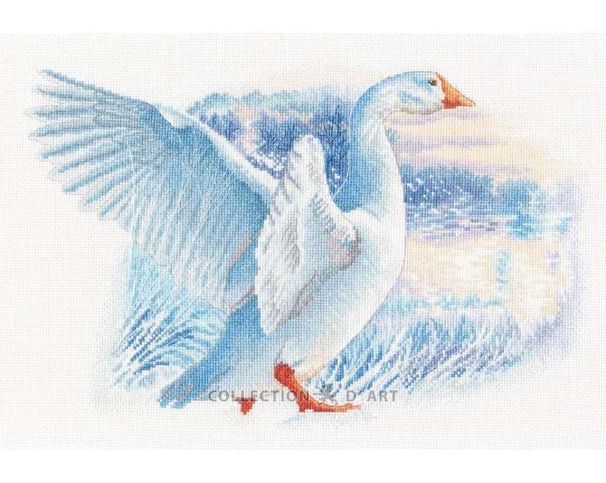 Cross Stitch Kit RTO - "Snow goose" Cross Stitch Kits - HobbyJobby