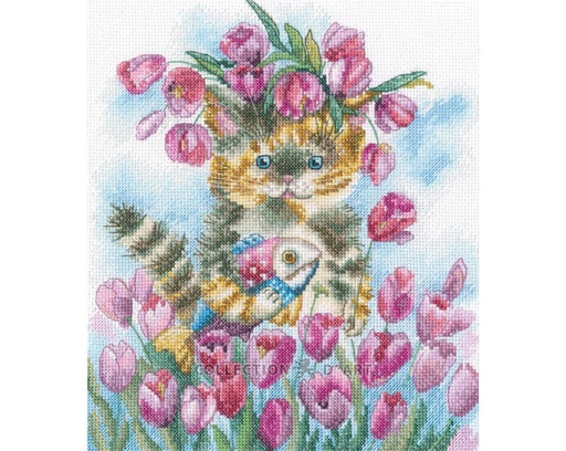 Cross Stitch Kit RTO - "Tulip spring" Cross Stitch Kits - HobbyJobby