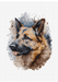 Cross Stitch Kit with Hoop Included Luca-S - BC214 The German Shepherd Cross Stitch Kits - HobbyJobby