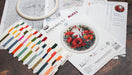 Cross Stitch Kit with Hoop Included Luca-S - Composition With Poppies, BC209 Cross Stitch Kits - HobbyJobby