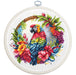 Cross Stitch Kit with Hoop Included Luca-S - The Tropical Parrot, BC201 Cross Stitch Kits - HobbyJobby