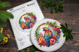 Cross Stitch Kit with Hoop Included Luca-S - The Tropical Parrot, BC201 Cross Stitch Kits - HobbyJobby