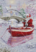 Cross Stitch Pattern Luca-S - Santa Fishing, P5014 - HobbyJobby