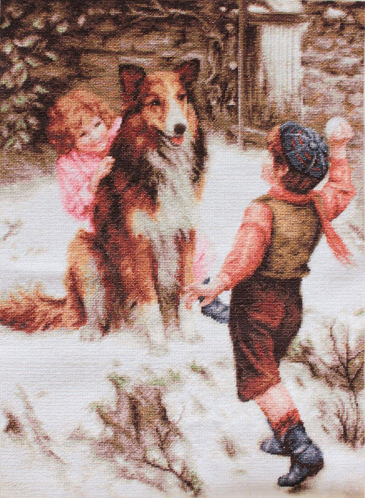 Cross Stitch Pattern Luca-S - Snowball Fight, P540 - Luca-S