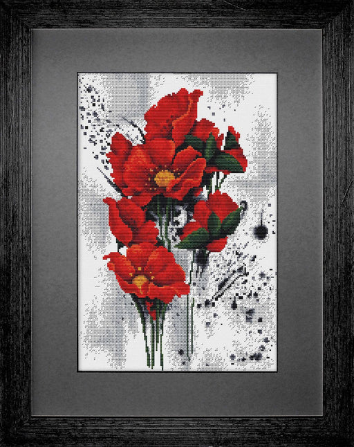 Cross Stitch Pattern Luca-S - The Poppies, P7014 - HobbyJobby