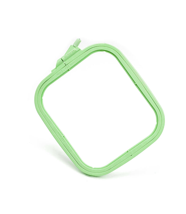 Cross Stitch Square Hoop, Green - Nurge Embroidery Hoop Hoops - HobbyJobby