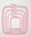 Cross Stitch Square Hoop, Pink - Nurge Embroidery Hoop Hoops - HobbyJobby