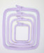 Cross Stitch Square Hoop, Purple - Nurge Embroidery Hoop Hoops - HobbyJobby