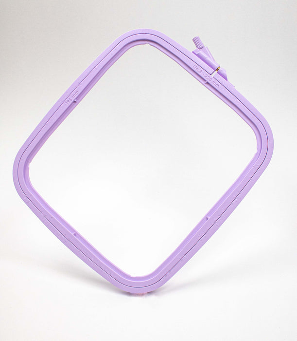 Cross Stitch Square Hoop, Purple - Nurge Embroidery Hoop Hoops - HobbyJobby