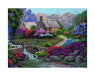 Diamond Embroidery Painting RTO - Lodge in flowers DIAMOND PAINTING KIT - HobbyJobby