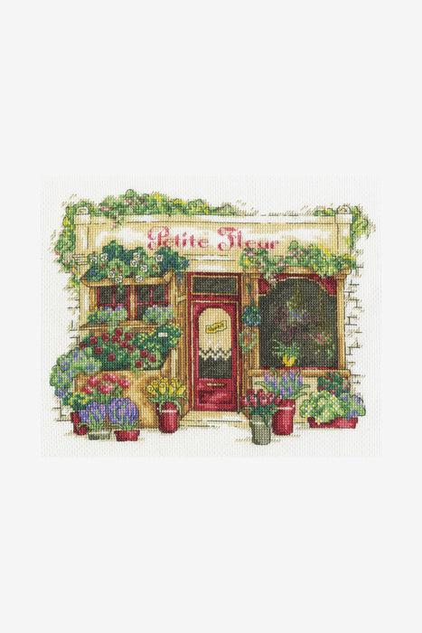 DMC Cross Stitch Kit - The Florist, BK1671 Cross Stitch Kits - HobbyJobby