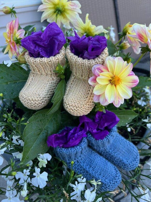 Huggable Booties - Downloadable PDF HobbyJobby Pattern - HobbyJobby