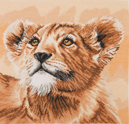 Maia Cross Stitch Kit - Lion Cub - Little Princess Cross Stitch Kits - HobbyJobby